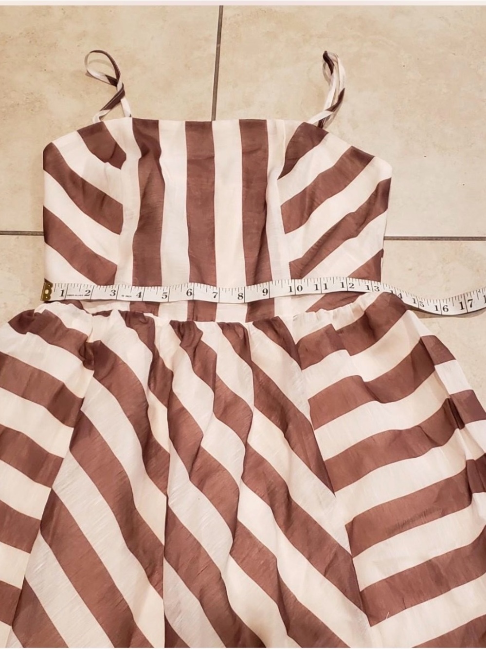 Commense Striped Organza Cami Maxi Dress - Picture 5 of 7